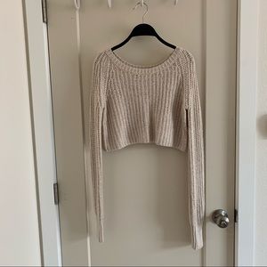 UO Cropped knit sweater
